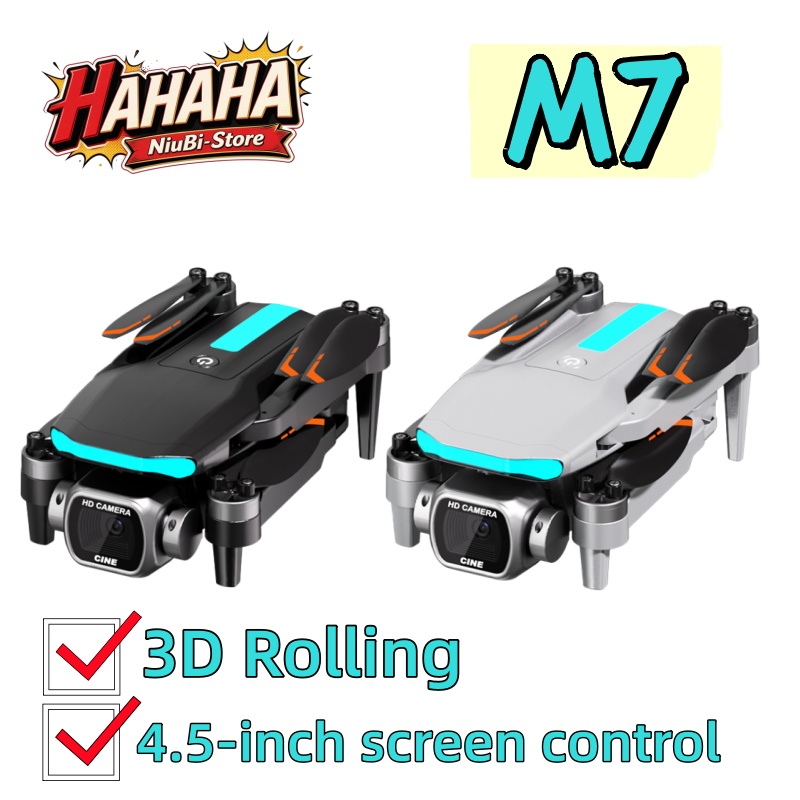 Drone Camera Professional - M7 Faltbare Drohne mit Bürstenlosem Motor,