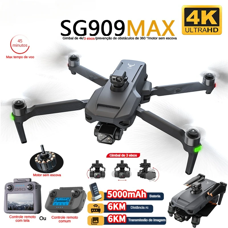 Drone Camera Hd - ZLL SG909 SG909MAX Professionelle Drohne mit